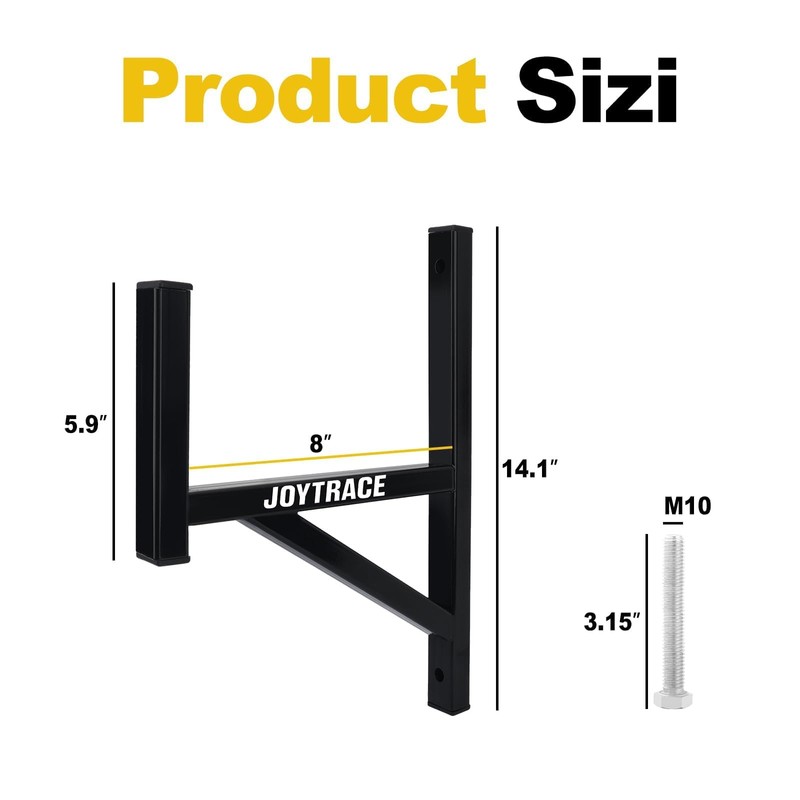 2 Rack Heavy Duty Side Mount Trailer Ladder Rack with