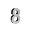 4 Inch House Numbers 6000k LED, Modern Address Signs for