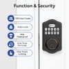 Solity Smart Digital Electric Deadbolt Keypad Lock, Keyless Entry, Auto