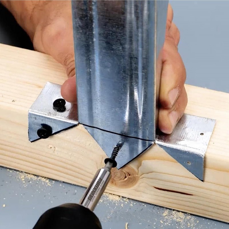 Geinxurn 9Pieces Cr-V Screwdriver Bit Holders, 2.5/3/6”Extension Socket Drill Bit