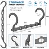 24 Pack Hangers Space Saving Magic Plastic Hanger Organizer Shirt