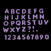 Uppercase Alphabet & Numbers + More Metal Cutting Dies Set,