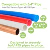 Orianse 50 Pack 3/4 Inch Pex J-Hook with Nails High