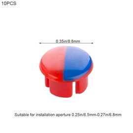 10 Pcs Bathroom Faucet Sign Removable Faucet Red Blue Label Water Tap Hot Cold Symbol for Bathroom and Toilet