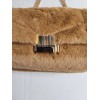A New Day A New Day Tan Faux Fur Crossbody