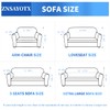 ZNSAYOTX 1 Piece Jacquard Couch Covers for 2 Cushion Couch