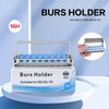 EustomA Burs Holder Block Case for 16 Holes High Temperature