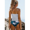Beachsissi Women's High Waisted Swimsuits Tie Shoulder Two Piece Bikini