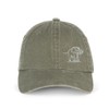 MAINLY SOCKS Baseball Cap Hat Embroidered Elephant 100% Organic Cotton