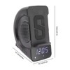 3 in 1 Bluetooth Speaker PC ABS Alarm Clock with