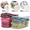 Airabc 5 Pairs of Wool Knitted Socks, Winter Women's Socks,