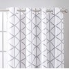 DriftAway Raymond Geometric Triangle Trellis Pattern Lined Thermal Insulated Blackout