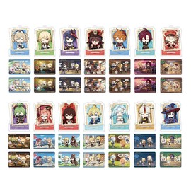 GENSHIN IMPACT Photo Memories of Beautiful Momennts Series Acrylic Stand Keychain & Collectible Cards Set - Mika
