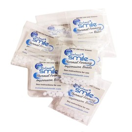8 Packages of Instant Smile Billy Bob Replacement Thermal Adhesive Fitting Beads for Fake Teeth