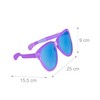 Relaxdays Party Glasses, Blue XXL Party Favour, Fancy Dress Accessories,