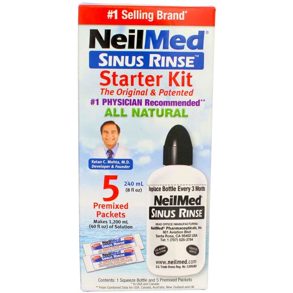 Neilmed Neilmed Sinus Rinse Starter Kit, (Pack of 3)
