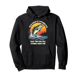 Boastful Fisherman - Fish Spread My Fame Pullover Hoodie