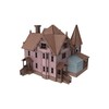 Bird's Wood Shack 3D Wooden Puzzle DIY Miniature Pink Palace