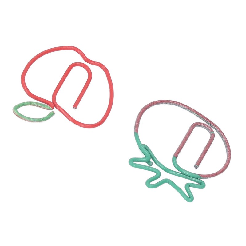 100pcs Paper Clips Increased Slip Resistance Rust Prevention Portable Metallic