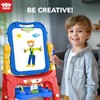 TOY Life Art Easel for Kids - Adjustable Standing Toddler