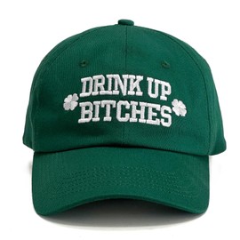 JZYEGSW st Patricks Day hat Green Baseball Cap Shamrock Embroidered for Man Women Funny