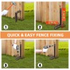 TRONZMAE Fence Post Repair Kit, Quick Fix for Leaning/Broken 4x4/6x6