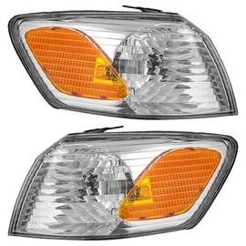 Driver and Passenger Park Signal Corner Marker Lights Lamps Replacement for Toyota 81520-AA020 81510-AA020