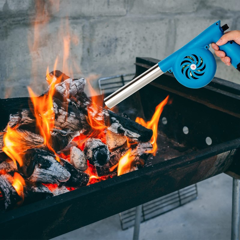Electric Bellows Fireplace Tools Fan Bellows fire Wood Stove Blower