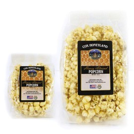 Cox Honeyland and Gifts 4 oz Bag Gourmet Honey Almond Popcorn