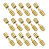 ZYAMY 15pcs Brass Table Leaf Dowel Pin Table Bolt Sleeve