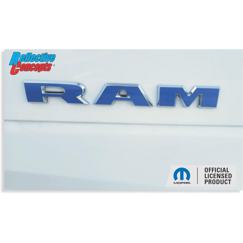 Reflective Concepts 2019-2025 RAM Door Emblem Overlay Decal Stickers -