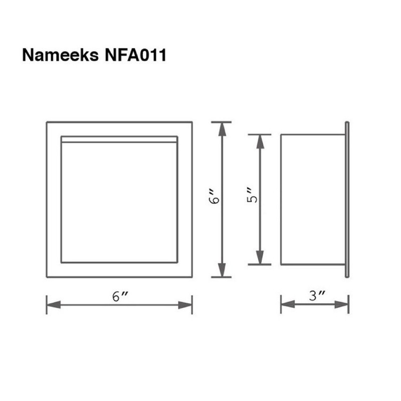Nameeks NFA011 NFA Toilet Paper Holder, One Size, Chrome