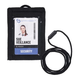 Ergodyne Squids 3389 Wallet Id Badge Holder with Breakaway Neck Lanyard