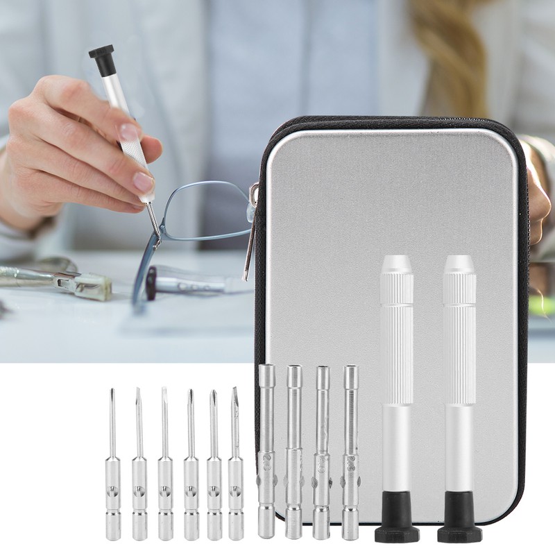 Professional Tools Kit Eyeglass Glasses Watch Phone Precision Screwdriver Repair
