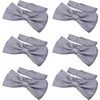 DonDon Set of 6 Men's Bow Ties 12 x 6