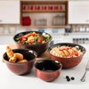 Hasense Mixing Bowls, 2.1/1.5/1.0/0.5 Qt, Nesting Bowls for Cooking, Baking,