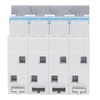4P Dual Power Manual Transfer Switch DIN Rail Mount Single