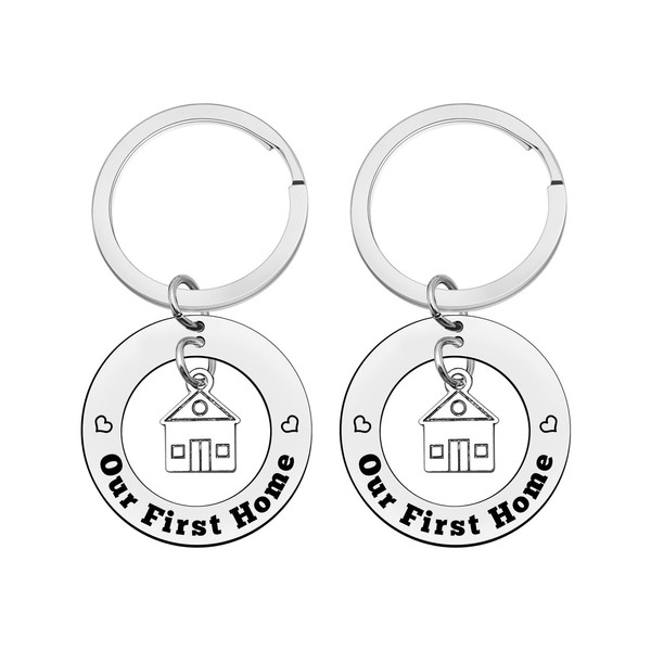 Ximalun Our First Home Keyring Set New Home Gifts Keyring