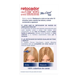 Tinte Retoque de Raíz Permanente Miss Clairol 7 Rubio Medio