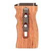 Universal Side Wooden Handle Grip Natural Adjustable Brazilian Wood Side