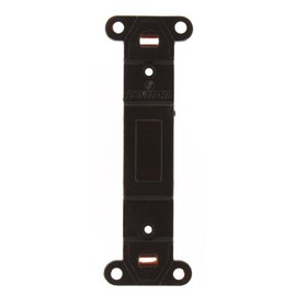Leviton Toggle Plastic Adapter Plate, Blank Toggle No Hole, 80700, Brown