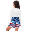 AOBUTE July 4th Quick Dry Swim Trunks Boys American Flag