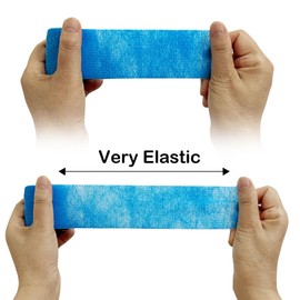 Lusy DM 36 PCS Self Adhesive Bandage Wrap 2" X 5 Yards Elastic Cohesive Bandage Wrap Bandage Wrap Rolls Elastic Self-Adherent Tape for Stretch Athletic, Sports, Wrist, Ankle (Skin）