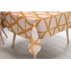 Bonamaison Kitchen Decoration, Tablecloth, Orange, Off White, 140 x 140