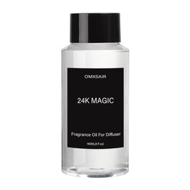 24K Magic Hotel Collection Diffuser Oil & Home Luxury Scents - 24k Magic Diffuser Oil 150ml -Citrus,Bergamot,Jasmine - Aromatherapy Scent Diffuser Oil-24K Magic Fragrance Essential Oils for Diffuser