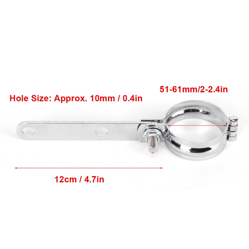 Retro Headlight Bracket Fork Mounting Clamp Universal Accessory Fit for