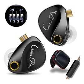 Audífonos Kz Castor Pro, Bajos Mejorados, Alta Gama Hifi Mic