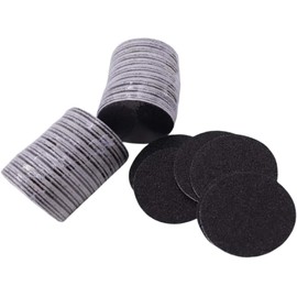 Daakro 120pcs Ersatz-Schleifscheiben für elektrische Hornhautentferner, 60 Stück 80 Feinkorn + 60 Stück 100 Feinkorn Professionelle Sandpapierscheiben für Pediküre, Entfernung von toter Haut（43mm）
