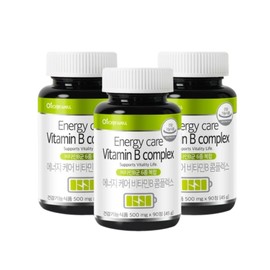 [Ministry of Food and Drug Safety Certification] Energy Care Vitamin B3 Vitamin B5 Becom 90 Tablets 90 Capsules, 3 Pieces / [식약처인증] 에너지케어 비타민B3 비타민B5 비콤 90정 90캡슐, 3개