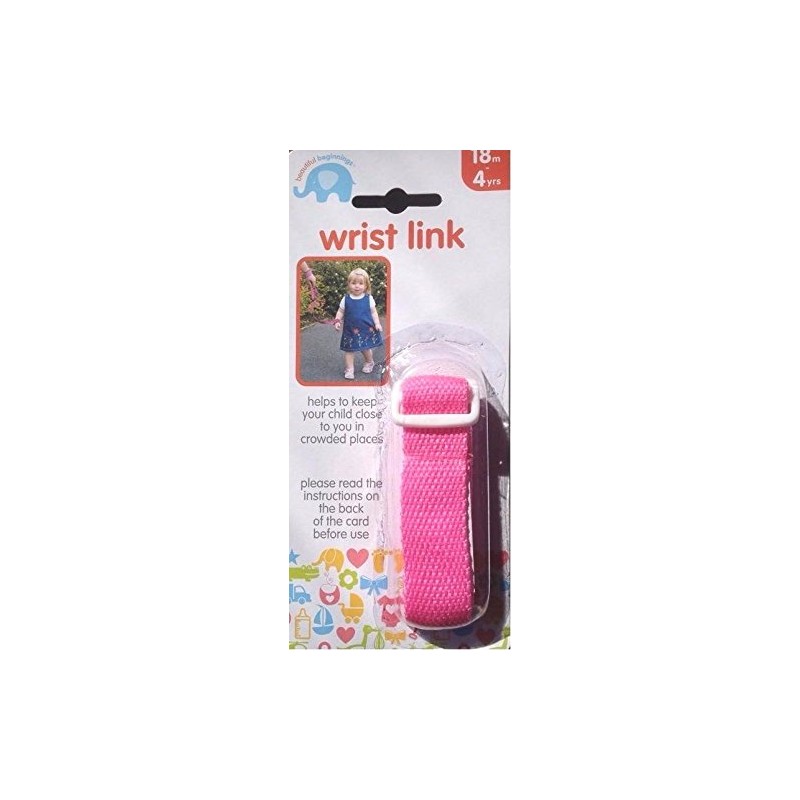 Childrens Safety Wrist Link Pink Safety Walking Strap Baby Safety